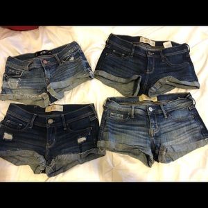 (4 PAIRS) HOLLISTER SHORTS BUNDLE// Size: 1